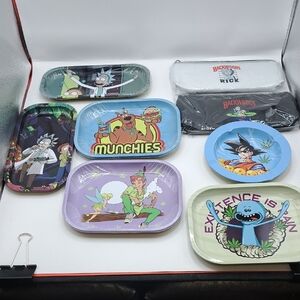 Colorful Cartoon-Themed Decorative Trays
